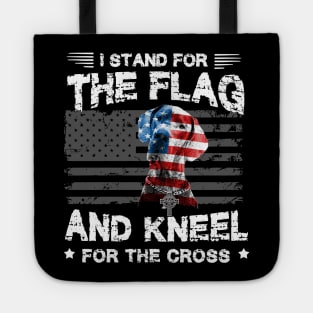 Great Danes Dog Stand For The Flag Kneel For Fallen Tote