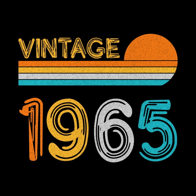 Vintage 1965 Happy 58th Birthday Retro by myreed