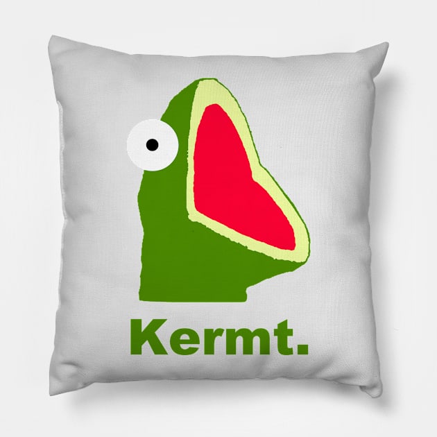 Kermt Pillow by TwistyKris