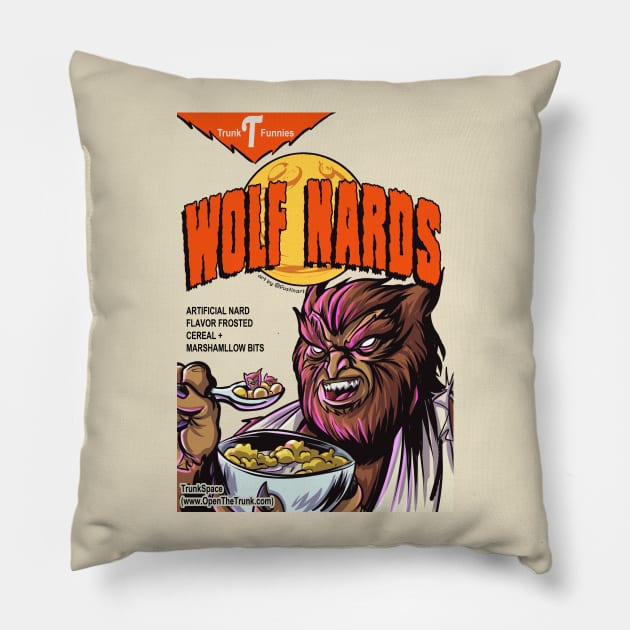 Wolf Nards Pillow by Dustinart