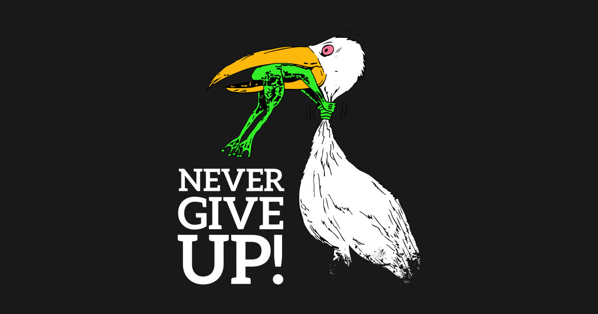 Never Give Up - Never Surrender - T-Shirt | TeePublic
