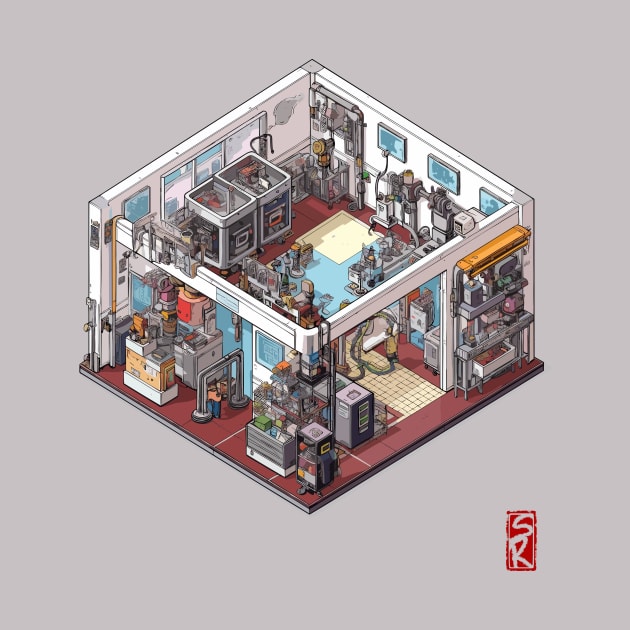 Isometric garage by siriusreno