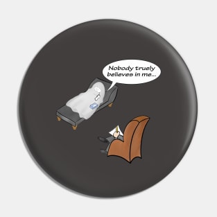 Spooked by selfdoubt Pin