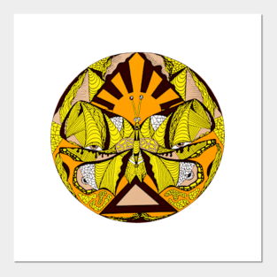 Abstract Butterfly Posters And Art Prints Teepublic