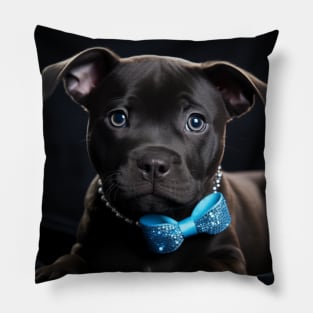 Cute Staffy Puppy Pillow