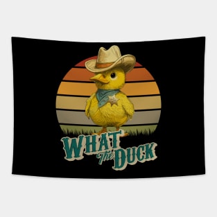 Yellow Duck Sheriff Tapestry