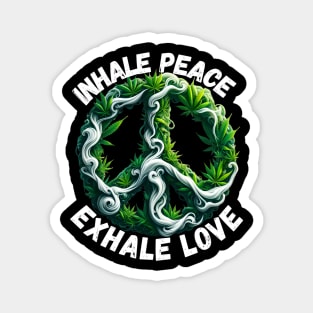 Weed Peace sign 420 day Magnet