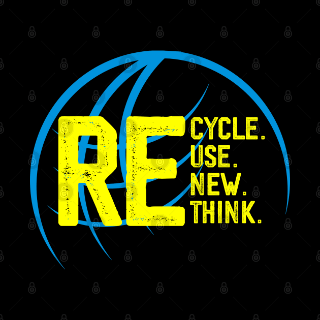 Recycle Reuse Renew Rethink Crisis Environmental Activism by sarabuild