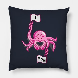 octopus love mom Pillow