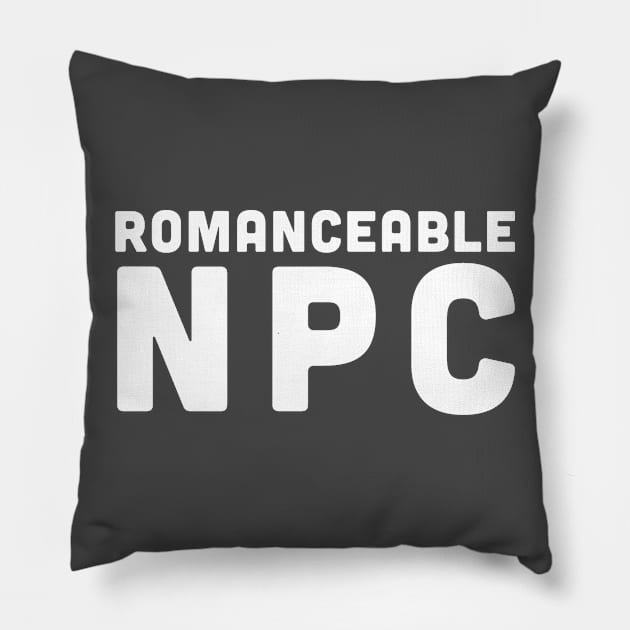 Romanceable NPC Pillow by PossiblySatan