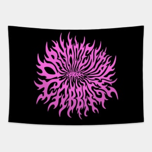 Ornamental Cabbage! Heavy Metal Style Tapestry