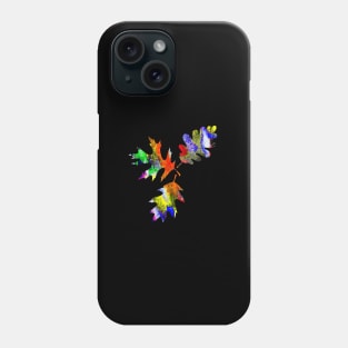 Oak Leaves in Color Phone Case