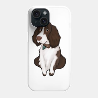 Cute English Springer Spaniel Drawing Phone Case