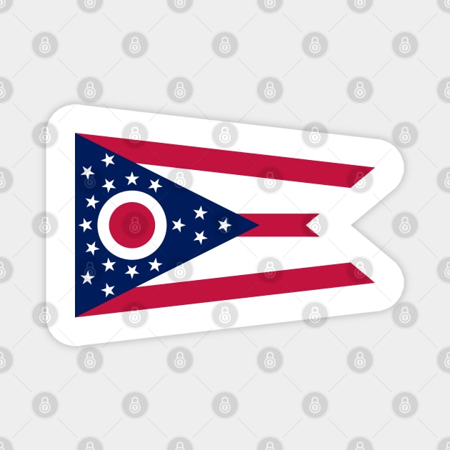 Ohio State Flag Magnet by Lucha Liberation