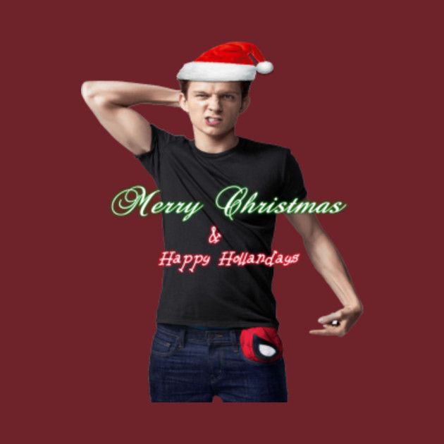 Merry Christmas and Happy Hollandays - Tom Holland Christmas Spider Man - Phone Case