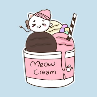 Meow cream T-Shirt