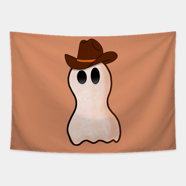 Cowboy ghost Tapestry by Johadesigns