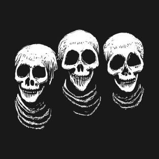 Happy Halloween Skulls Friends T-Shirt