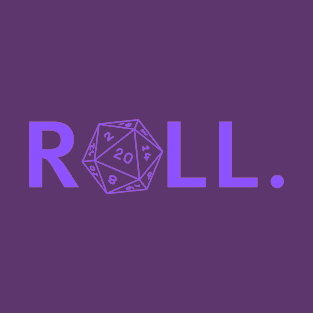 Roll. RPG Shirt Purple T-Shirt