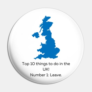 Top 10 things to do in the UK! Pin