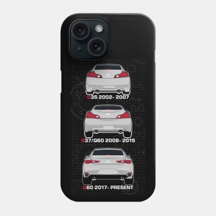 History of Infiniti Coupe Phone Case