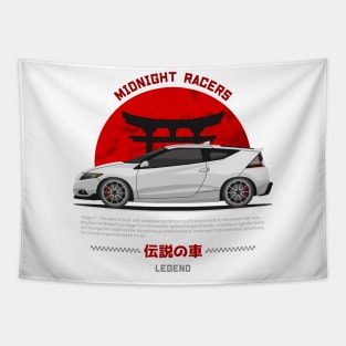 Tuner White CRZ JDM Tapestry