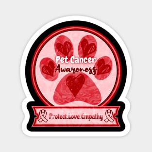 Pet Cancer Awareness First Love Edition Magnet