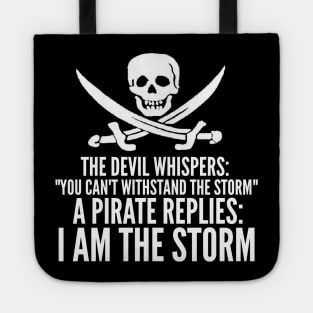 Pirate t-shirt designs Tote