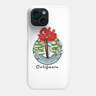 Mammoth Mountain California ski logo Phone Case