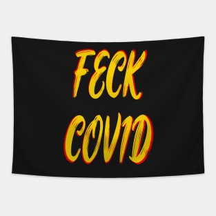 COVID CORONA VIRUS 19 FUNNY STICKER Tapestry