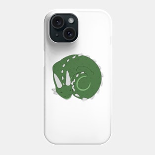 Sleeping Green Dragon Phone Case