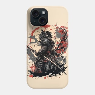 Samurai Warrior with Katana Phone Case