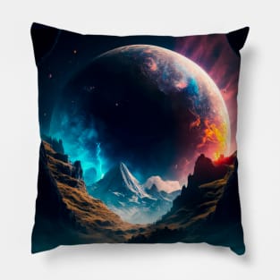 Martian Landscape Pillow