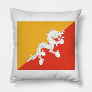 Bhutan flag Pillow