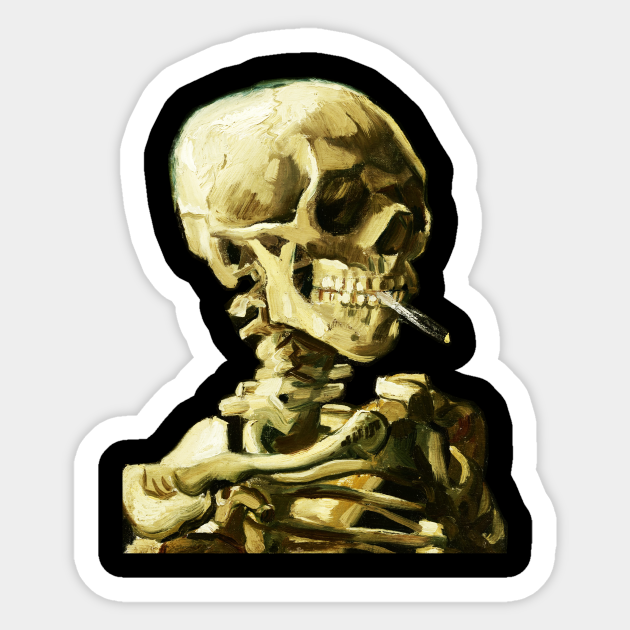 vincent van gogh skull