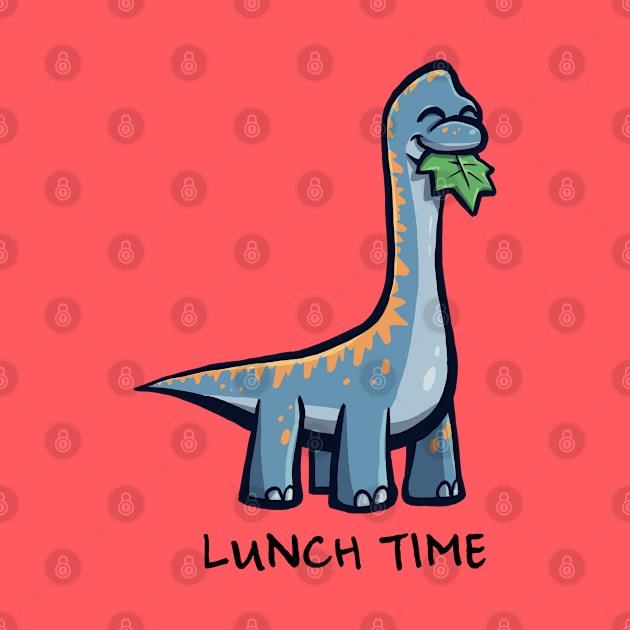 Lunch Time Dino by Ryan Bangerter Art