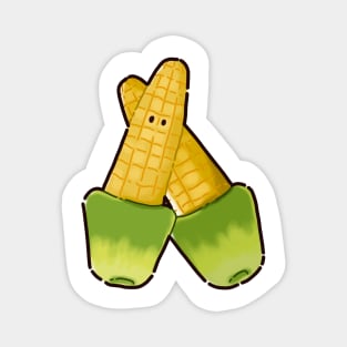 baby corn twins Magnet