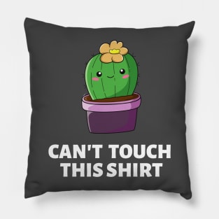 Cactus in the desert sand Pillow