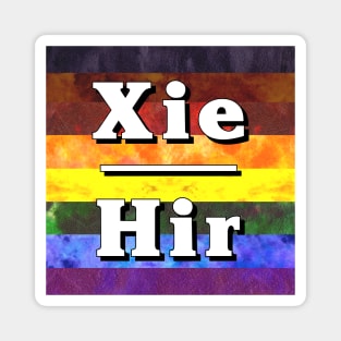 Xie-Hir Pronouns: Inclusive Magnet