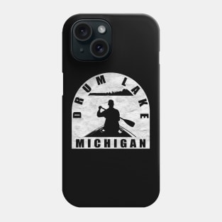 Drum Lake Canoeing Michigan Phone Case