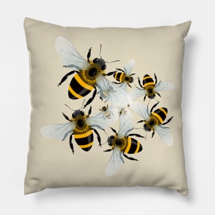 Bee inspiraled Pillow