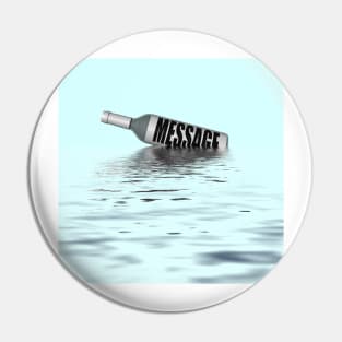 Message in a bottle Pin