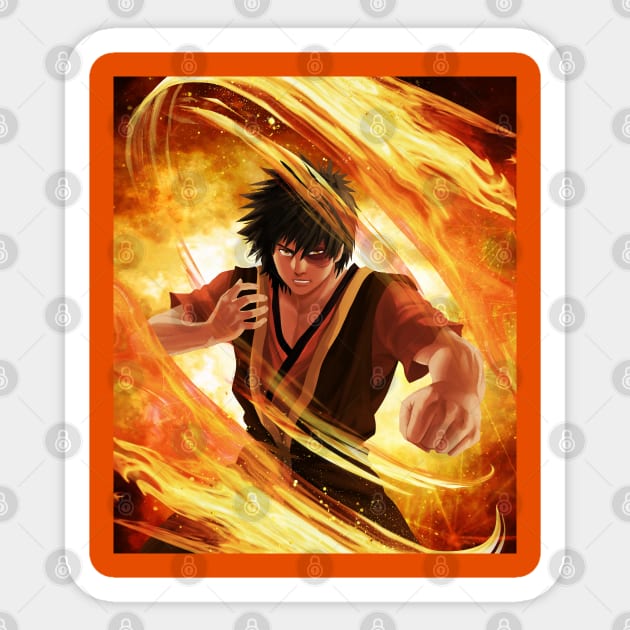 Anime - Fire Guardian | Sticker