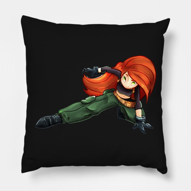 Kim possible Pillow by BloodgerBuffonn