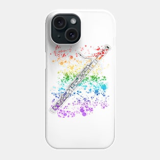 Bassoon Rainbow Colours Bassoonist Woodwind Musician Phone Case