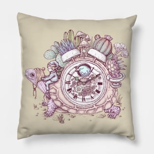 slow alarm clock Pillow