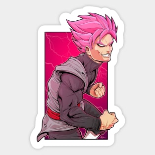 Goku Black Sticker for Sale by jixelpatterns