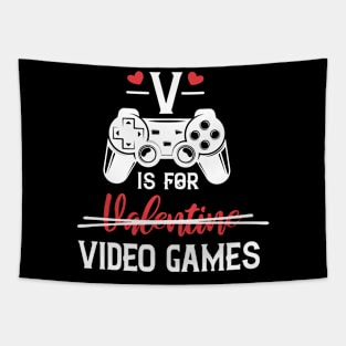 v is for video games Tapestry