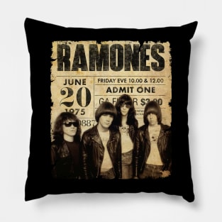RAMONES 1975 Pillow