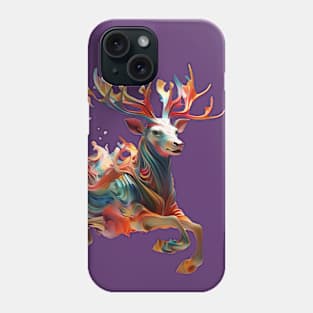 Painted Deer Phone Case